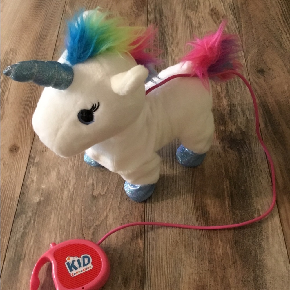 Walking Plush Unicorn w/Sounds Toy